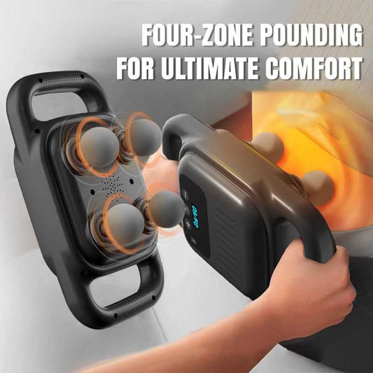 مسدس تدليك الأنسجة العميقة بأربعة رؤوس